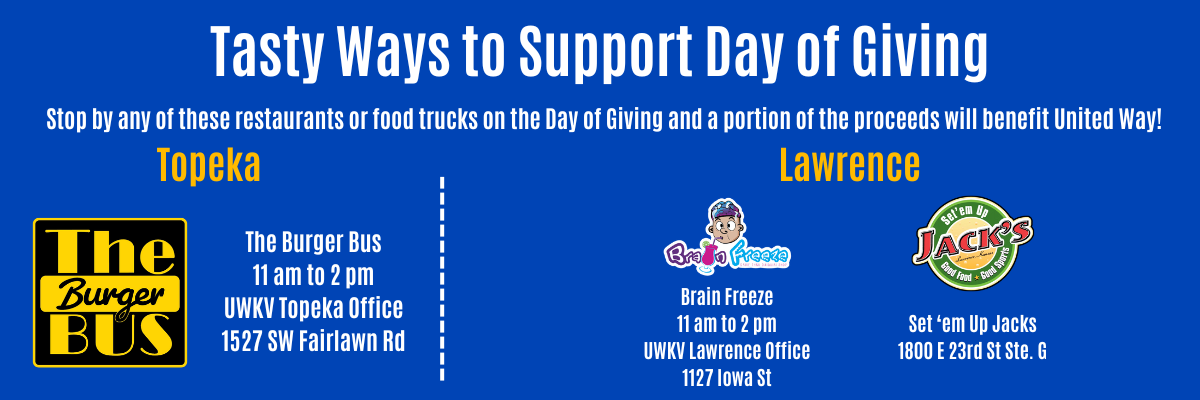 Day of Giving Food Sponsors