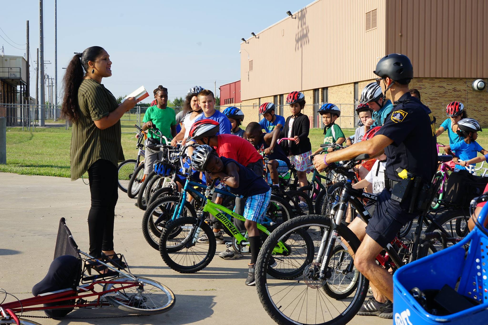 Read and Riders stop for a story